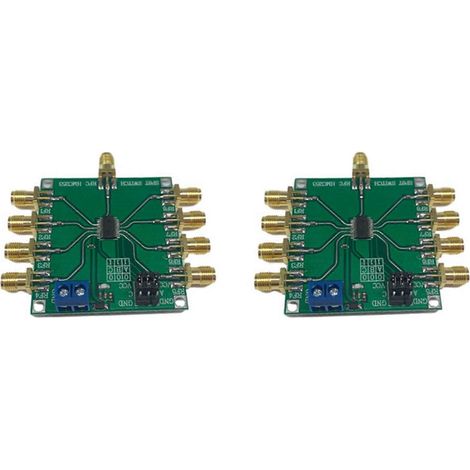 Deux modules d'antenne de sélection de canal RF multifonctions HMC253 DC-2,5 GHz à commutateur unipolaire à huit positions (1/5)