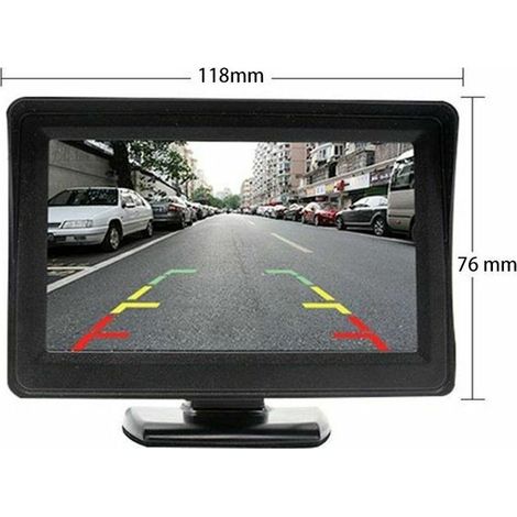 Green Mobility-Kit de système de caméra de recul sans fil pour voiture / camion / fourgonnette / pick-up / camping-car 4.3 `` système de recul de vue arrière de moniteur