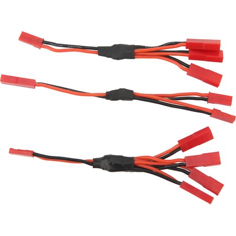 Roter JST-Y-Adapter – Parallelverbindungskabel-Set, einfache Installation, Splitter für Traxxas (1/5)