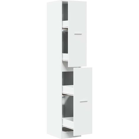 Apothekerschrank Weiß 30 x 41 x 174,5 cm Holzwerkstoff vidaXL