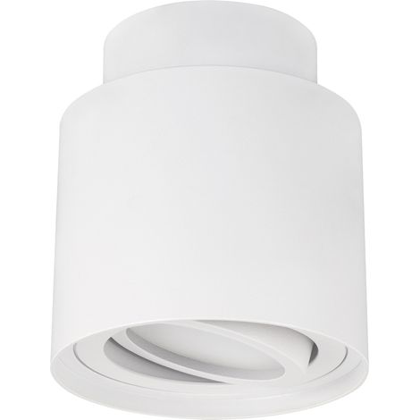 Spot de plafond moderne rond blanc orientable 1xGU10 35W HARIET Struhm (1/2)