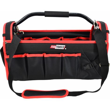AWTOOLS Werkzeugtasche, offen, 31 Fächer, 48 x 23 x 28 cm
