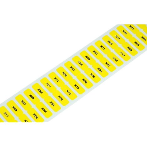 WAGO Etiketten 20 x 8 mm weiß 3000 Stück Rolle 210-807 (1/2)
