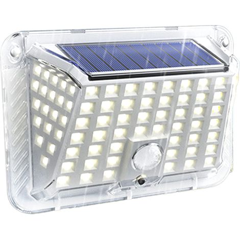 Set di 3 luci solari con 90 LED – sensore di movimento – luci solari da parete impermeabili – sicurezza per esterni (1/5)