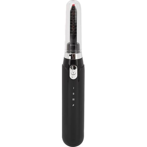 Recourbe-cils électrique chauffant professionnel, 3 températures réglables, rechargeable USB, noir, pour cils longs et recourbés (1/5)