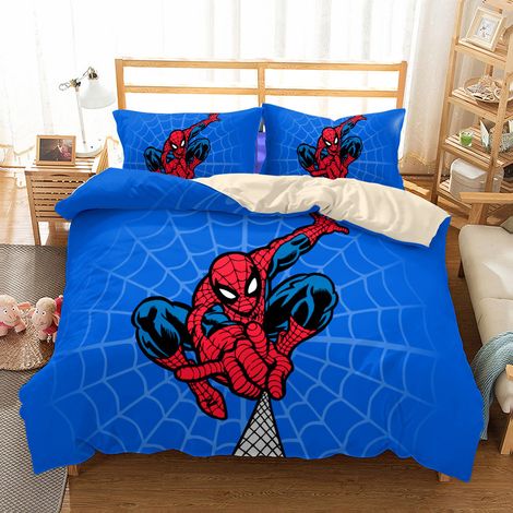 Ensemble de housse de couette Spiderman Superman, série Super-héros, best-seller