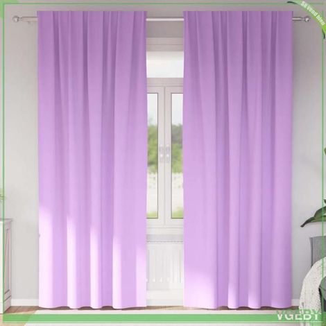 Rideaux occultants - FAFEISY - 4107491 - Violet - 245 x 140 cm - Lot 2 pcs (1/5)