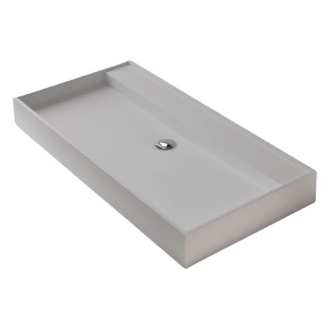 BERNSTEIN - Vasque à poser 90x45x11cm en fonte minérale - TWG12