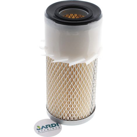Jardiaffaires – Filtre à air cylindrique 184x83x43mm – Compatible tracteurs, mini pelles, tondeuses – Performance moteur optimisée (1/4)