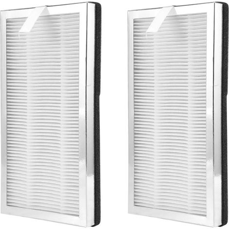 (Photos en couleur) B47B - Lot de 2 filtres de rechange compatibles avec le purificateur d'air Medify MA-15, filtres HEPA H13 et à charbon actif, préfiltres 3 en 1 (1/4)