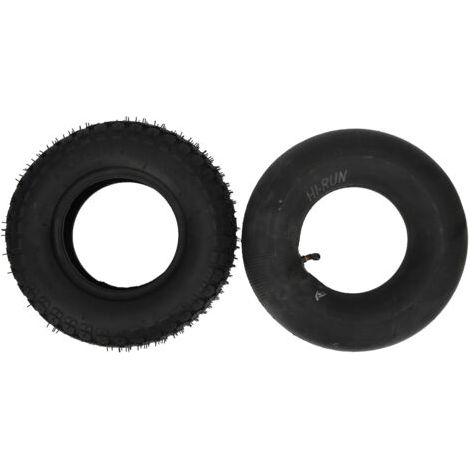 RHG 4.10/3.50-6 Accessoire de tondeuse à gazon pour chambre à air de roue de scooter de mobilité pour personnes gées (1/5)