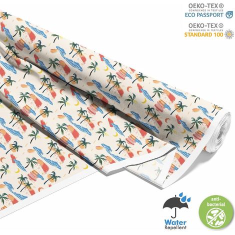 TESSUTI DECORATIVI PER ESTERNI OXFORD - motivo estivo DX9213 (1/5)