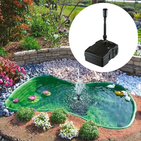 Kit Laghetto Artificiale + Pompa Filtro da Giardino 178x125x45 cm in Polietilene 610 Litri Verde (1/5)