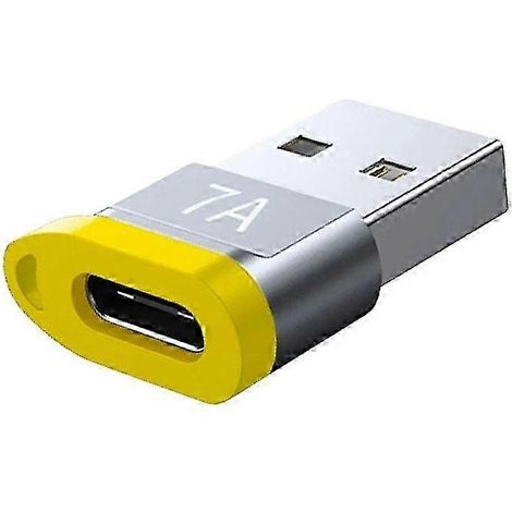Adaptateur USB-C femelle vers USB-A mâle (2025) pour PC/ordinateur portable et chargeur de téléphone portable (1/5)