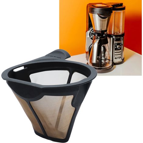 [Wiederverwendbarer Kaffeefilter] + [Siebersatz] + [CF09X CF097 CF090 CF091] + [Hochleistungs-Waschfilter] (1/5)