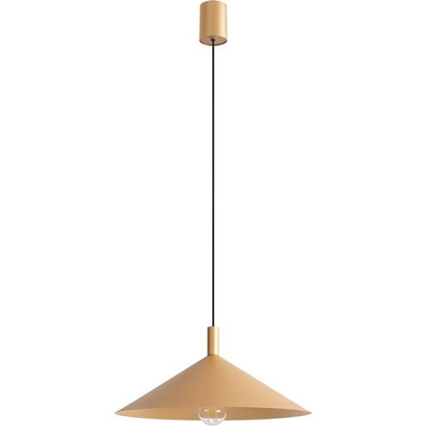 Pendelleuchten Nox gold 1xE27 40cm Stahl Sollux (1/5)