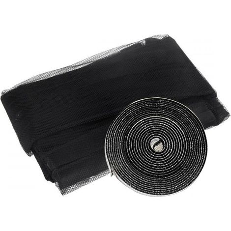 GBST150BI Moustiquaire universelle STARKEN 150x180cm en polyester  Couleur: Noir
