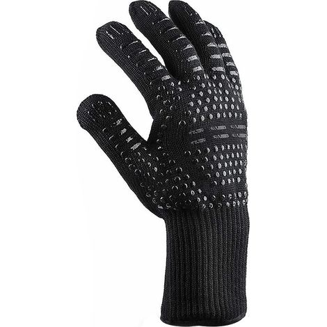 Gants de Barbecue Gants de Four Gants ignifuges résistants à la Chaleur 500°C Résistant à la Chaleur pour la Cuisson Barbecue Cuisson Soudage Soudage (1/5)