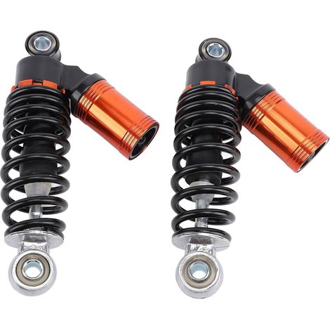 Amortisseur de Moto Paire D'amortisseurs de 180 Mm en Alliage D'aluminium, Alliage Métallique, Ressort Haute Performance pour Dirt Bike, Go Kart, ATV Quad, Scooter, électromobile