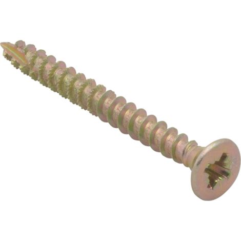 ForgeFix Spectre™ PZ Compatible Wood Screw CSK ZYP 4.0 x 40mm Box 1000 FORSPE440YB