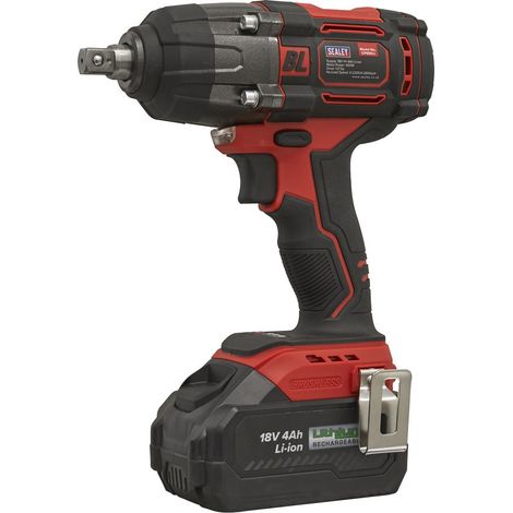 Sealey Cordless Impact Wrench 18V 4Ah Lithium-ion 1/2""Sq Drive CP650LI (1/5)