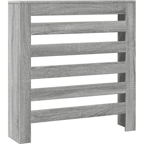 Cache-radiateur moderne pratique étagère salon 78 x 20 x 82 cm en bois d'ingénierie sonoma gris (1/5)