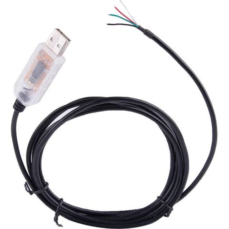 Connettore convertitore da USB a RS485 a 6 conduttori con terminali spelafili, cavo compatibile con USB-RS485-WE-1800BT6 (1/2)