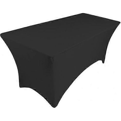 Ensemble de 2 nappes rectangulaires extensibles en polyester pour table de banquet ou fête (1/5)