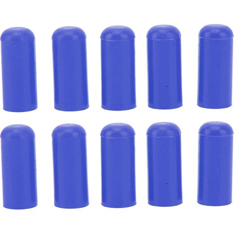 10 bouchons d'extrémité universels en silicone résistant à la chaleur 4mm pour tuyaux d'admission et de dépression, capuchons d'obturation bleus pour ligne BOV (1/5)