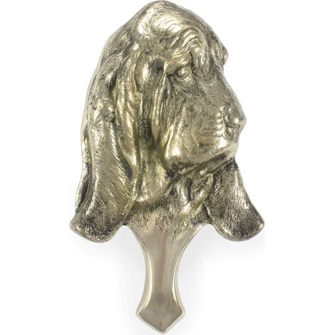 Basset Hound - un heurtoir de porte en forme de tête de chien, heurtoir en laiton, décoration de porte rétro par Art-Dog (1/5)
