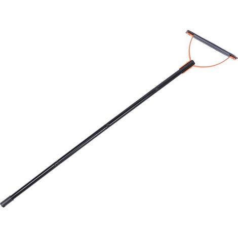 Coupe-herbe manuel 65 en acier au manganèse, lame dentelée à double tranchant, manche en acier inoxydable, fouet pour jardins, pelouses, 4 sections (1/5)
