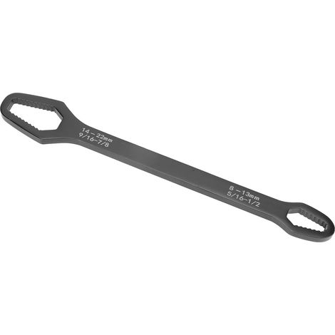 Clé auto-serrante 8-22mm en acier haute teneur en carbone, double extrémité universelle pour vélo, menuiserie et maison. (1/5)