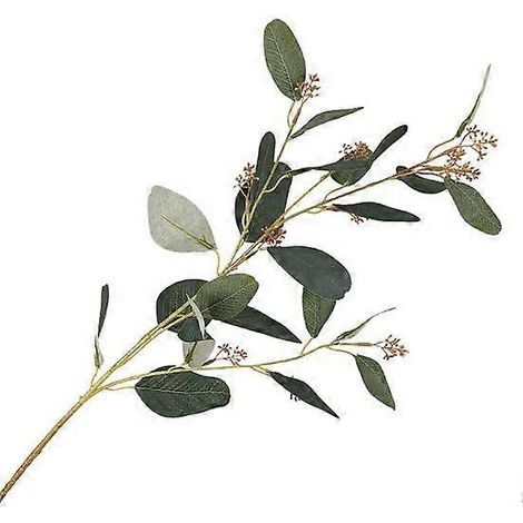 Feuilles d'eucalyptus artificielles, fausses fleurs, plante, décoration pour mariage, maison, café, fête5 (1/5)