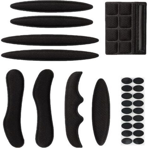Set Fahrradhelm-Schaumstoffpolster, Fahrradhelmkissen, Helmpolster-Set, Helm-Schaumstoff-Innenpolster gegen Kollisionen, Universal-Helmzubehör – Schwarz (1/5)