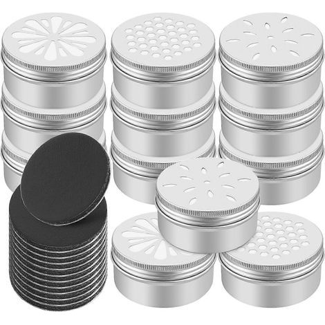 Set aus Metall-Aufbewahrungsboxen für das Hunde-Geruchstraining, Behälter für das Haustier-Geruchstraining mit Magnetpunkten – 6,80 x 6,80 x 3,50 cm (1/4)