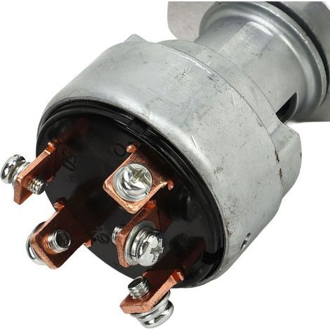Interrupteur d'allumage 183827 – Clé de démarrage pour moteurs Kubota D722 D902 D1005 D1105 D1305 V1205 V1305 V1505 – Alliage d'aluminium durable (1/4)