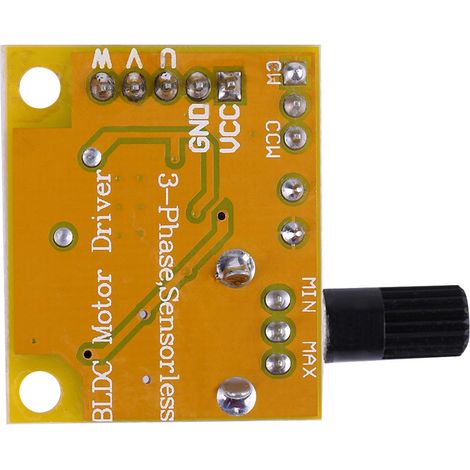 Contrôleur de vitesse sans capteur pour moteur triphasé BLDC 5 V-15 V CC 15 W (1/5)
