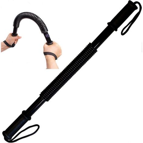 Appareil de torsion professionnel à ressort - Barre flexible - Extenseur de poitrine à ressort haute résistance pour exercices des épaules, des bras et de la poitrine. 50 kg (1/4)
