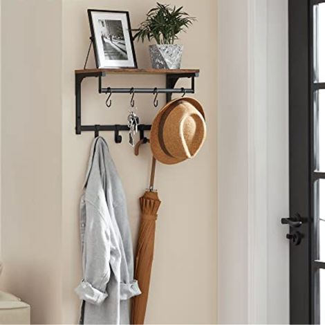 Étagère murale pour vêtements, penderie, 40 cm