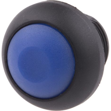 Bouton-poussoir miniature, Momentané, Unipolaire à une direction, 400 mA @ 32 V c.a., Bleu,  Montage sur Circuit imprimé ( Prix pour 1 )