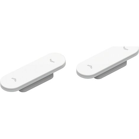 Loqueteaux magnétiques pour portes d'intérieur Magnotica Pro - modèle E forme ronde - finition blanc - ARLU