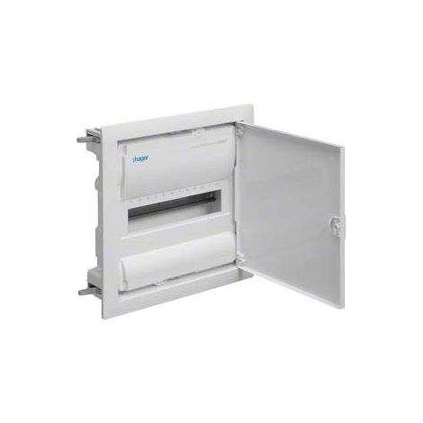 Hager VH12NC cuadro eléctrico blanco 12 espacios acero