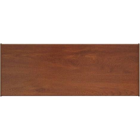 Appuis de fenêtre en bois brun, 100 x 35 x 4,5 cm, en PVC. (1/5)