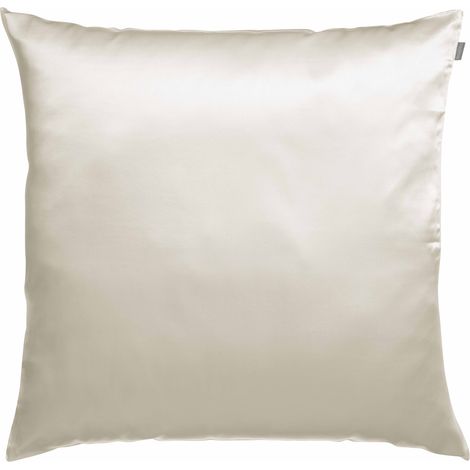 Federa cuscino in seta Ashley - 65x65 cm - Colore Neve