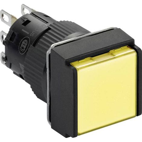 Schneider Electric XB6ECW5J1P XB6ECW5J1P Pulsante illuminato 12 V 3 A Momentaneo IP65 1 pz.