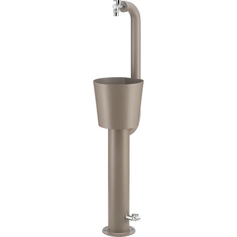 Fontana da Giardino con Doppio Rubinetto e Secchio Belfer 42/ARRC Cactus Tortora (1/5)