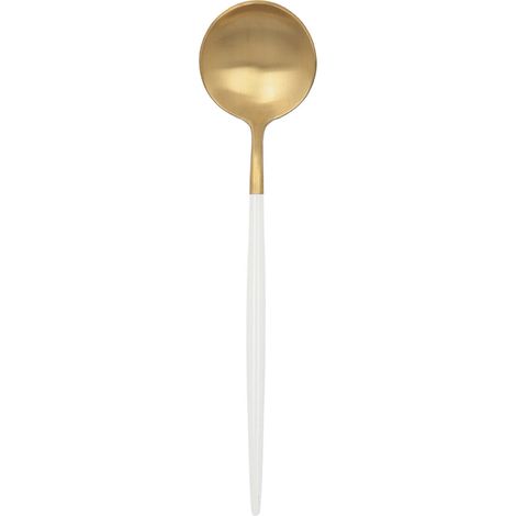 C12 CUCHARA MESA BICOLOR ORO-BLANCO GIO - ADI (1/2)