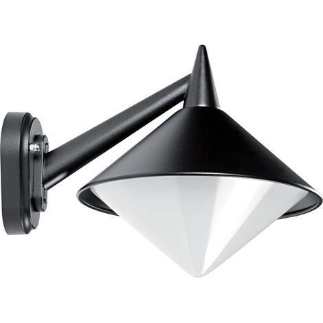 SIRIO Applique Mur Ext. IP43 IK08 noir E27 75W max. Lpe non incl. ARIC 1862
