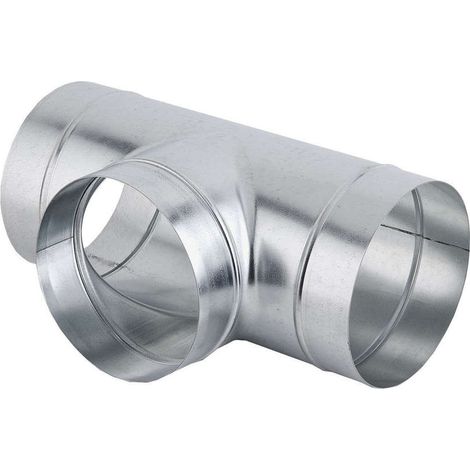 T 90° en acier galva diamètre 200 mm