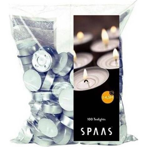SPAAS - Bougies chauffe-plats - Durée 4H50 - x100 (1/2)